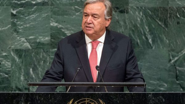 জাতিসংঘ মহাসচিব অ্যান্থনিও গুতেরেস
