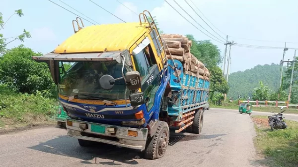 চলন্ত ট্রাকে সন্ত্রাসীদের গুলি, চালক গুলিবিদ্ধ