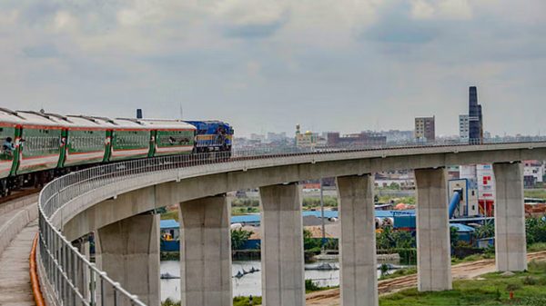 আজ পদ্মা সেতুতে রেলপথ উদ্বোধন