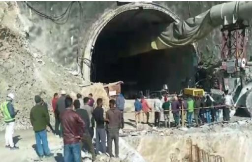 ভারতে টানেল ধস