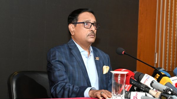 আওয়ামী লীগের সাধারণ সম্পাদক ওবায়দুল কাদের।