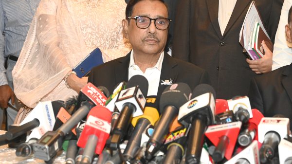 আওয়ামী লীগের সাধারণ সম্পাদক ওবায়দুল কাদের।