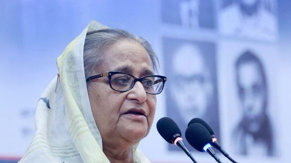 প্রধানমন্ত্রী শেখ হাসিনা।