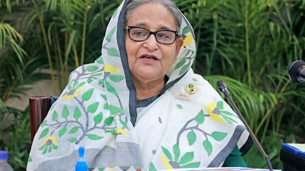 প্রধানমন্ত্রী শেখ হাসিনা।