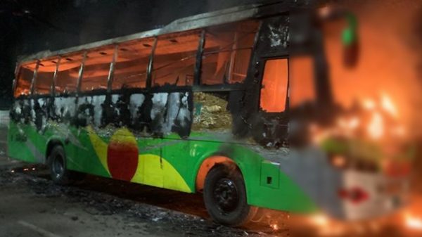 অবরোধের আগের রাতেই দুর্বৃত্তের তান্ডব