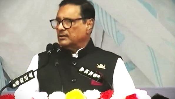 আওয়ামী লীগের সাধারণ সম্পাদক এবং সড়ক পরিবহন ও সেতুমন্ত্রী ওবায়দুল কাদের।