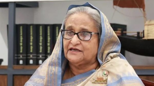 আওয়ামী লীগ সভাপতি ও প্রধানমন্ত্রী শেখ হাসিনা।