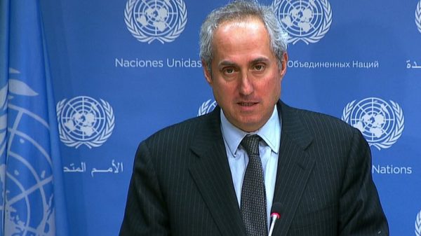 জাতিসংঘ মহাসচিবের মুখপাত্র স্টিফেন ডুজারিক