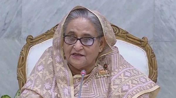 প্রধানমন্ত্রী শেখ হাসিনা।