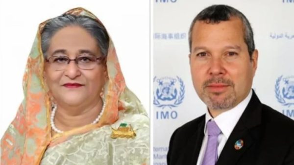 শেখ হাসিনাকে আইএমওর শুভেচ্ছা