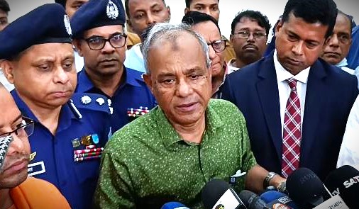 স্বরাষ্ট্র উপদেষ্টা লেফটেন্যান্ট জেনারেল (অব.) মো. জাহাঙ্গীর আলম চৌধুরী।